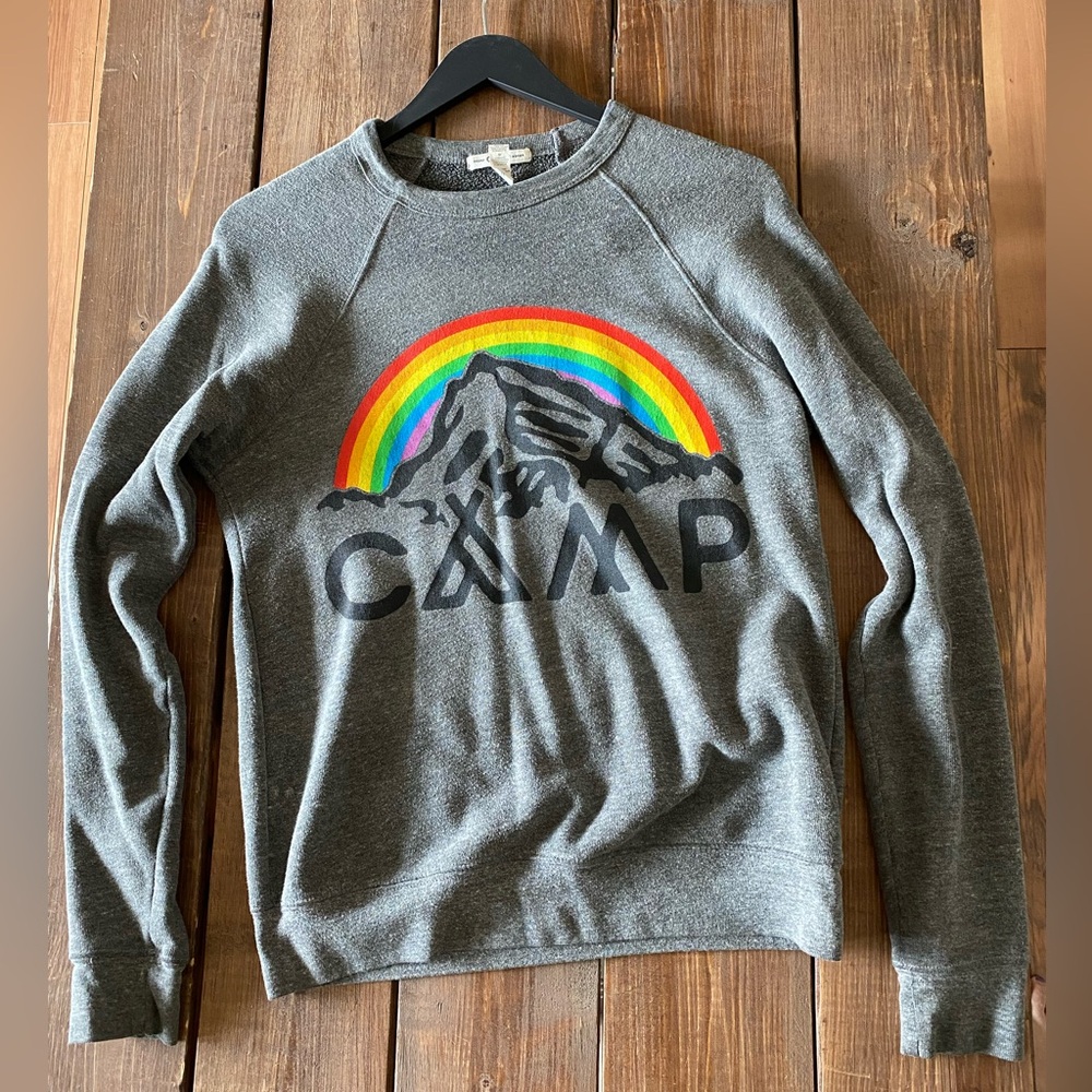 Camp Brand Goods - XS rainbow sweatshirt